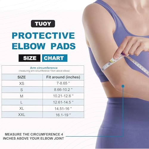 Youth Padded Arm Sleeve Elbow Forearms Commpression Pads Protection for Football Basketball Volleyball - size: XX-Large