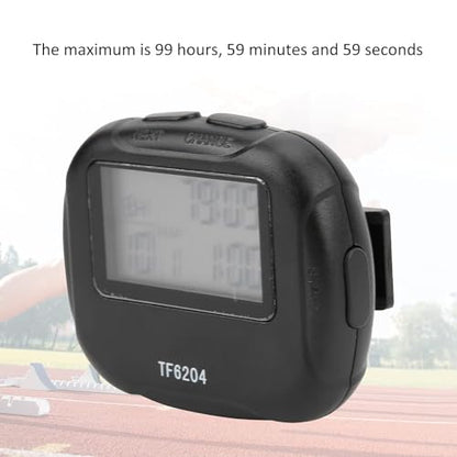 HERCHR Interval Timer, ABS Electronics Stopwatch Coaches Referees Segment Stop Watch for Studing Sports Yoga Boxing Training Timer Boxing Timer Gym Timer Boxing Interval Timer