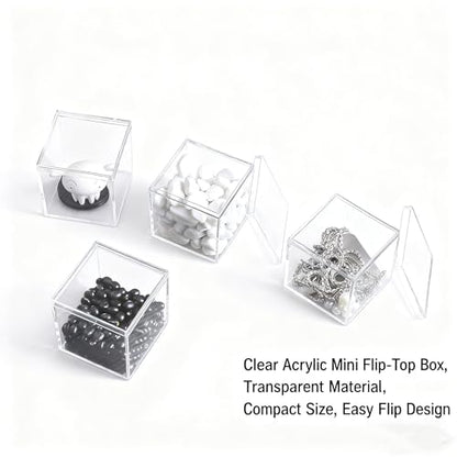 Acrylic Box Acrylic Square Cube Clear Display Boxes Boxes with Lids for Weddings Party Favors Jewelry Storage Box - size: 2.4 x 2.4 x 2.4 Inch