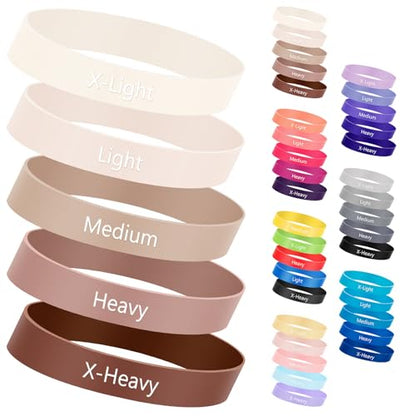 WinnerWhy 5 Pack Toe Exercise Bands Stretcher Separator Spacer,Coffee - color: Coffee