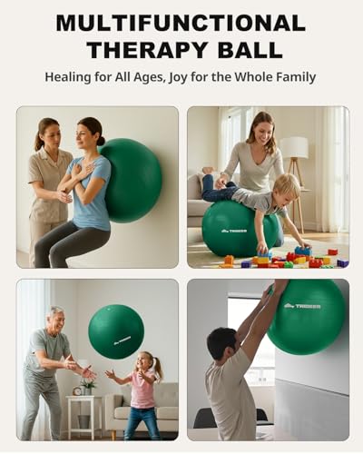 Trideer Exercise Ball for Physical Therapy, Stability & Balance Training - size: Standard Support-Medium (19-22 inches/48-55 cm)