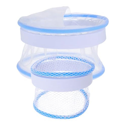 Tofficu Aquarium Floating Breeding Box and Small Fish Incubator Nylon Mesh Nursery Tank Divider for Guppy Fry Hatchery Isolation Chamber
