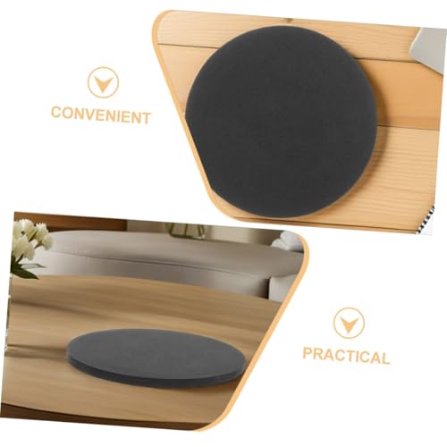 MERRYHAPY Round Cushion Pad for Fish Tank Non Slip Base Reduces Vibration Enhances Stability for Aquariums Micro Landscapes