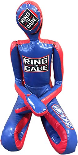 Deluxe MMA Grappling/Jiu Jitsu/Ground & Pound Dummy 3.0 - size: Youth (Un-Filled) Blue/Red