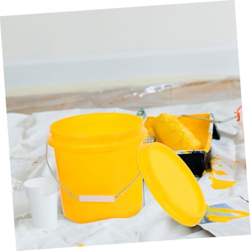 Heavy Duty Food Grade Bucket with Leakproof Lid and Handle Portable Water Storage Container for Household Use for Rice Cereal and Liquid Storage