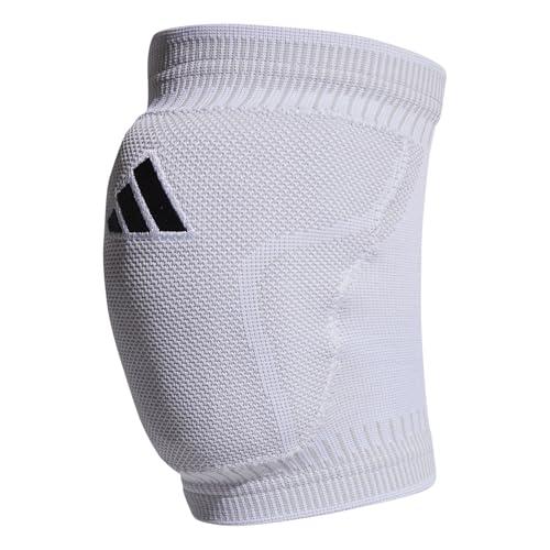 adidas Unisex-Adult Primeknit Volleyball Kneepads - color: White/Black, size: Medium