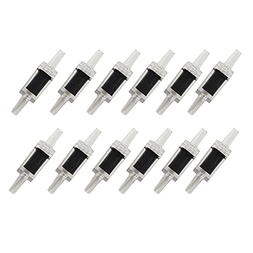 100 Feet 3/16 Inch Standard Aquarium Silicone Airline Tubing with Check Valves, Suction Cups and Connectors for Fish Tank, Hydroponics