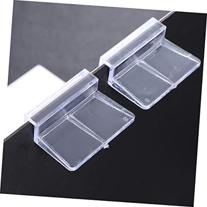 PRETYZOOM 20pcs Acrylic Fish Tank Cover Support Bracket Aquarium Rack and for Fish for Tanks Cover Frame