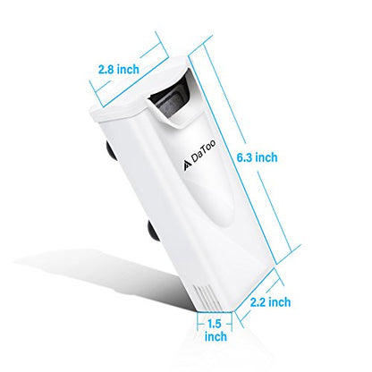 Aquarium Power Filter In-Tank Ultra Silent Small Fish Tank Filter 3W For Aquarium 1 to 10 Gallon Tank, 1 Yr Warranty