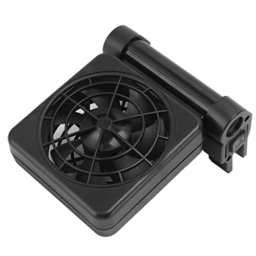 Aquarium Chillers Cooling Fan, Adjustable Wind Speed Mini Fish Tank Cooling Fan, Silent Aquarium Cooler for Fish Tank (1)