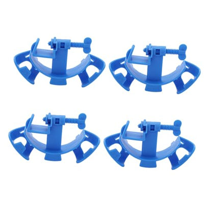 4pcs Fish Tank Water Pipe Fixing Clips Multifunctional Holders for Aquarium Inlet Outlet Easy Installation Strong Compatibility Space-saving Design