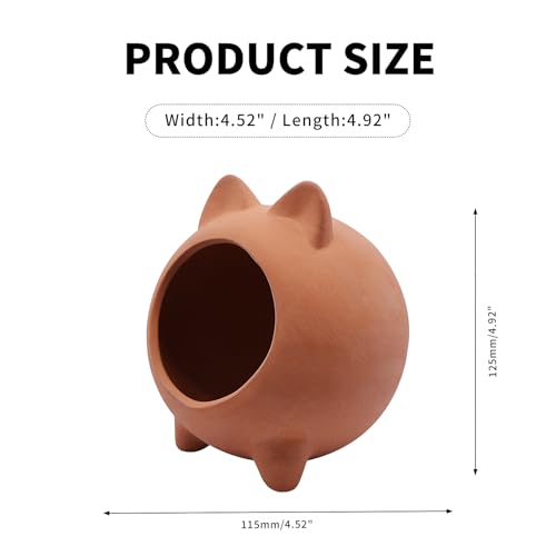 Pleco Shrimp Breeding Cave Betta Fish Tank Accessories Cute Ceramic Fish Tank Ornament Fish Hideout for Aquarium Decoration