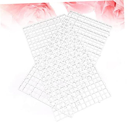 FOMIYES White Aquarium Panel 6 Pcs Lattice Plate for Fish Tank Divider Tray Fish Survival Easy to Use