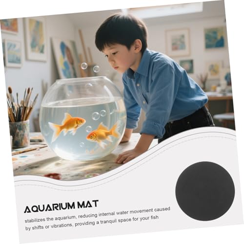 Abaodam Under Tank Cushion Pad for Micro Landscape Bottles Shockproof Support Enhanced Grip for Aquarium Stability and Easy Maintenance - size: 15.00X15.00X1.00CM