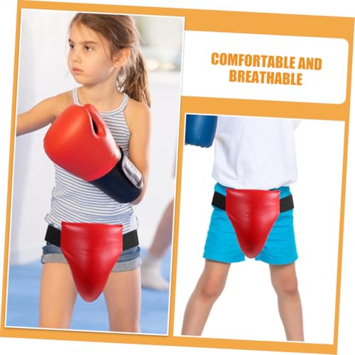 2pcs Comfortable Groin Protectors for Boy Girl Wear-Resistant Crotch Guards for Boxing Taekwondo and Combat Sports Injury Prevention with Elastic Fit and Breathable Comfort