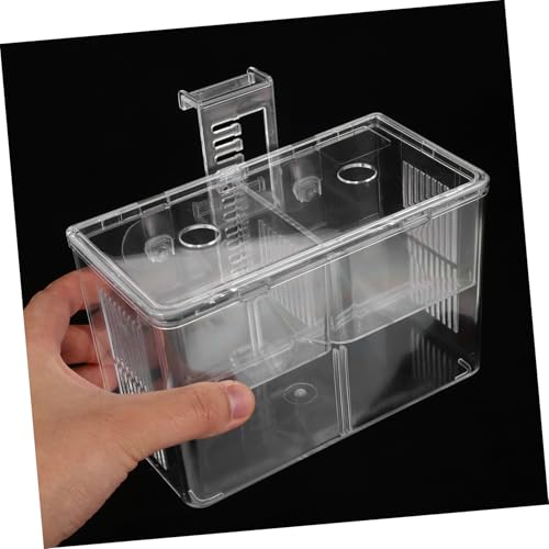 balacoo Fish Breeding Box Incubator for Aquariums Divider for Fry -Resistant Material for Fish Tank Use Efficiently Protects