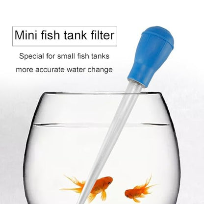 30ml Plastic Aquarium Gravel Cleaner Tool Leak-Proof Design Siphon Dropper for Fish Tank Water Change & Sand Cleaning