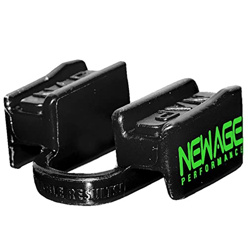 New Age Performance 6DS Weightlifting Mouthpiece, Increase Strength & Reps for Lifting, Powerlifting, Strongmen, Bodybuilding, Calisthenics, Workout Accessory, Fitness Gear (Black) - color: Black