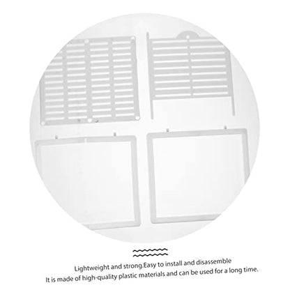 Happyyami 2Pcs Fish Hatchery Tank Breeding Net Easy Install Aquarium Isolation Box for Guppy Betta Fry Convenient Fish Incubator with Suction Cups for Efficient Spawning
