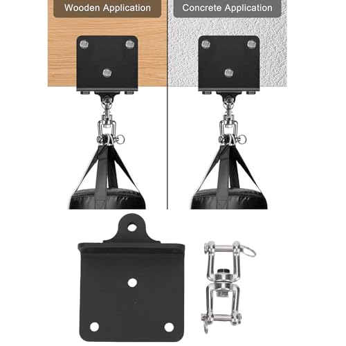 Punching Bag Hanger Mount Hook, 360 Degree Rotation