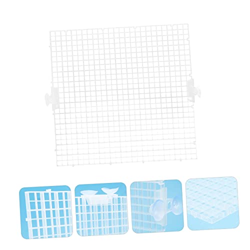 WOONEKY 8pcs Transparent Fish Tank Isolation Panel Modular for Breeding Separation Easy Installation Aquarium Divider Cups