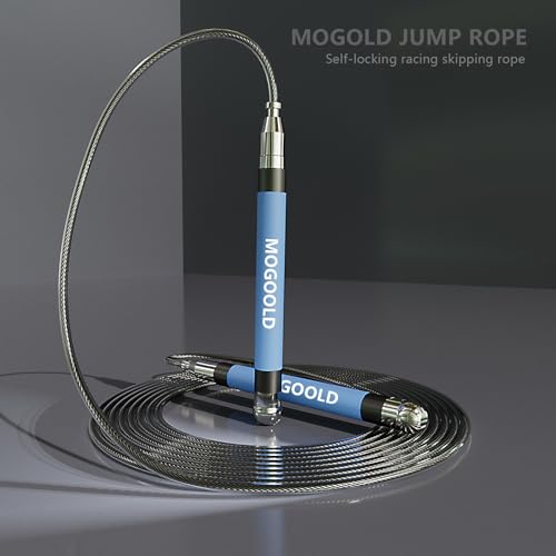 2-in-1 Speed Rope: 2mm for Boxing/MMA & 3mm for CrossFit - Tool-Free Adjustable Cable System with Dual Bearings - Sweatproof Hybrid Grip for High-Intensity Training - color: Red