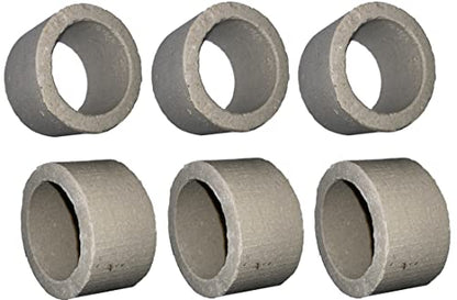 Awesome Aquatic Aquarium Plant Weight Ceramic Ring Pot 6 Pack Plant Anchor Anti Floating Plants Water Plants Fix Ring Aquarium Plant Weights Pot (6 Pack Rings) - size: 6 Pack Rings