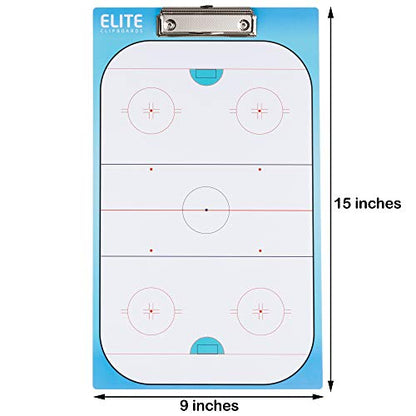 Dry Erase Coaches Clipboards | Basketball, Baseball, Soccer, Football, Hockey, Volleyball, Lacrosse - style: Hockey