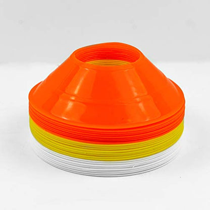 Soccer Innovations Mini Pocket Cones (Set of 24) Agility Training Soccer Cones with Strap for Any Drill Training, Football, Kids, Sports, Field Disc Cones Markers