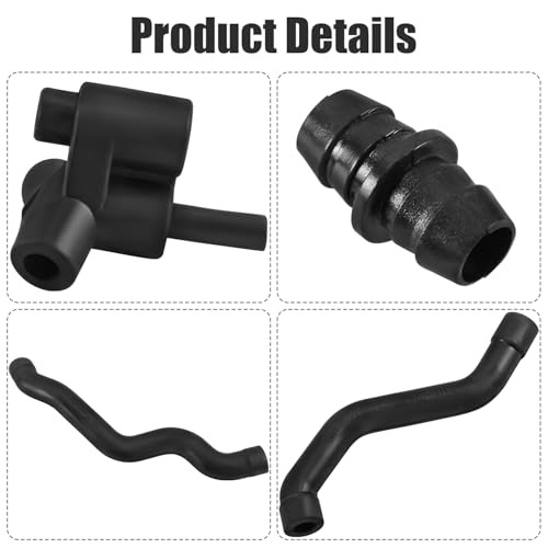 Crankcase Ventilation Hose Kit Air Intake Tube Connector Compatible with Mercedes Benz 1998-2011 Replace 1120180382 1120180482 1120180282 1120180182