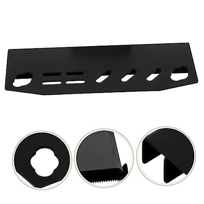Mikikit Aquarium Tool Holder Wall-Mounted Organizer for Fish Tank Maintenance Tools and Stable Storage Rack for Aquatic Pruning Scissors and Tweezers Easy Installation Screws