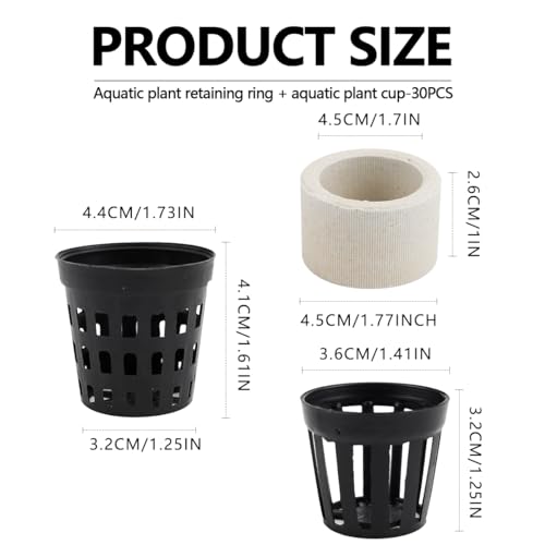 Aquatic Plants Fixed rings Set Aquarium Plant Weights Pot Aquarium Accessories (30)