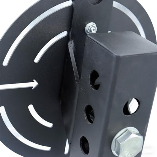 Metal Double Wall Ball Target with Extension Rack Mounted - size: Hole Diameter:5/8"