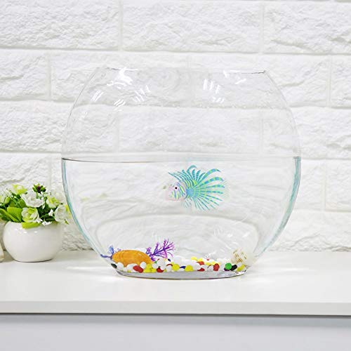 Yosoo Artificial Lionfish Luminous Fake Fish Aquarium Fish Ornament Simulation Animal Decoration (Blue)