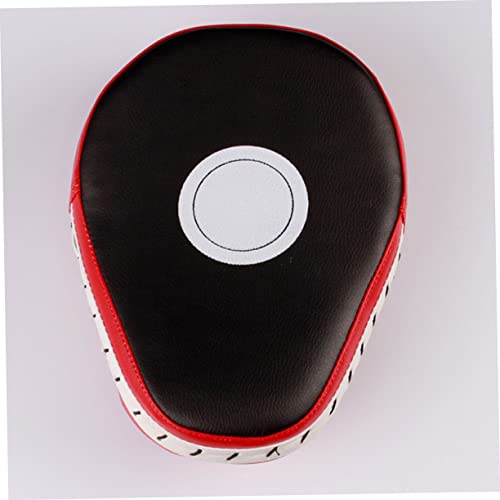 BESTonZON 1Pair Handheld Taekwondo Training Pads Durable Boxing Pads for MMA Kickboxing and Karate Red Black Martial Arts Focus Mitts for Gym Training