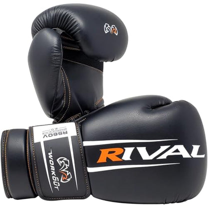 RIVAL Boxing RS60V 2.0 Workout Sparring Gloves, Hook and Loop Closure - Bigger Punching Surface for Maximum Protection