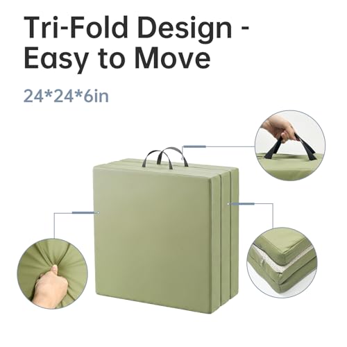 Foldable Yoga Mat - color: Green