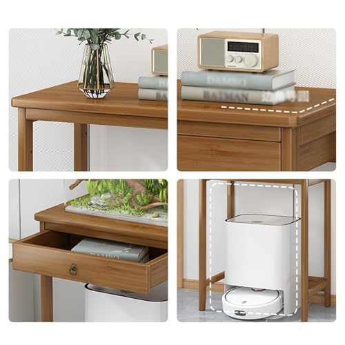 Cupboard Sweeping Organizer Living Room Robot Shelf Storage Cabinet Fish Tank Base Bracket(55x35x76cm) - size: 55x35x76cm