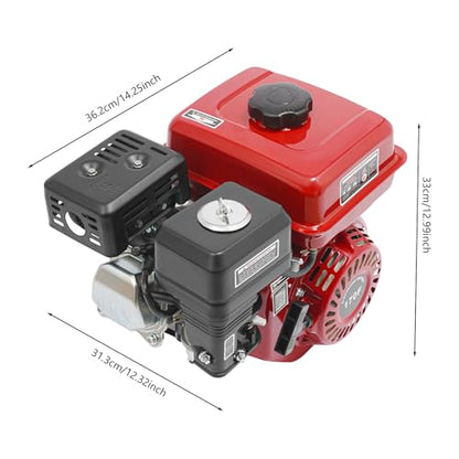 4-Stroke Gas Engine for Outdoor Power Equipment, Lawn Mowers, Tillers, Generators, Home Garden Tools, High Performance Gasoline Motor, Universal Replacement for DIYers and Landscapers