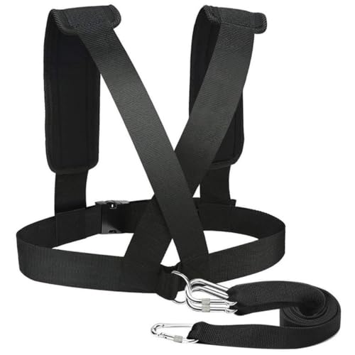 Weight Sled, Nylon Sled Harness Tire Pulling Harness Speed Training Equipment Pull Strap for Sprint Running and Football, Basketball, Soccer Workout Equipment