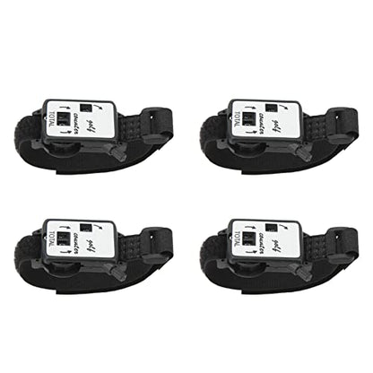 Swing Stroke Counter 4 Pack | Manual Score Keeper Watch for Players | Portable Wrist Monitor with Putting & Stroke Count | Lightweight Plastic Design