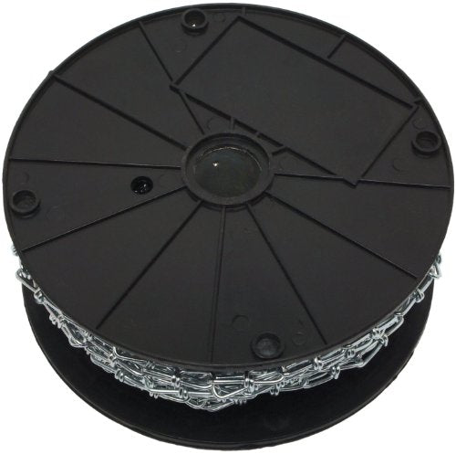 Forney 70421 Double Loop Chain, 3 mm by 100 Feet - Durable and Versatile All-Purpose Chain for Home and Industrial Use