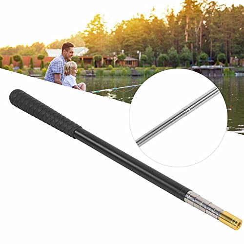 5 Sections Stainless Steel Fishing Landing Net Handle Telescoping Extension Handle Fishing Net Replacement Handle Fishing Tools and Accessories