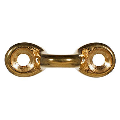 Brass Footman Loop 1 1/16 Inch - 20 Pack