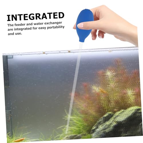 Coral Feeder and Water Changer Tool for Aquariums Lightweight and Design for Safe Coral Feeding and Waste Removal Essential Fish Tank Cleaning Accessory