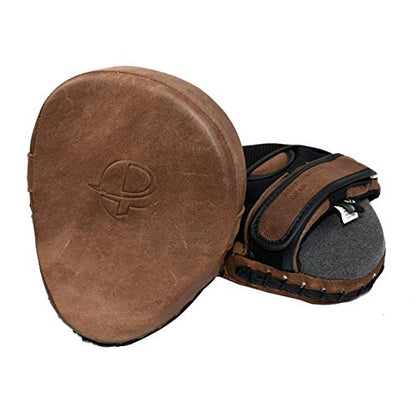 UFG Ultimate - Windsor Series - Vintage Genuine Leather Focus Pad - Boxing MMA Muay Thai Training Targeting