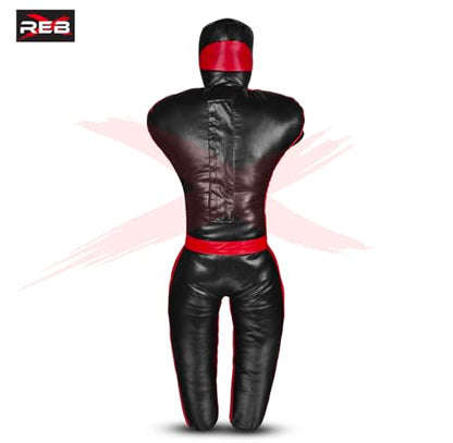 MMA Standing Grappling Dummy – Unfilled Vinyl Dummy for BJJ, Judo, Karate, Wrestling, Self-Defense Training – Jiu Jitsu Practice for Adults, Kids, Youth – Tackling Dummy Unfilled - size: Kid - 120cm
