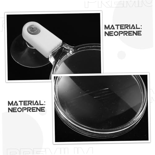 Toyvian Magnifying Glass for Aquariums Sturdy Magnifier with Strong Suction Cup for Easy Installation for Observing Betta Fish Ants and Small Animals Your