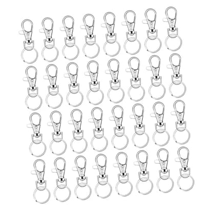 160-Piece Lobster Clasp Keychain Accessory Set Metal Dog Buckles Spring Snap Hooks for Bags Luggage and DIY Projects