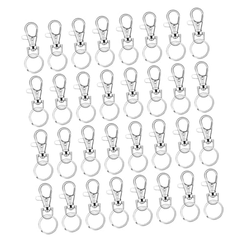 160-Piece Lobster Clasp Keychain Accessory Set Metal Dog Buckles Spring Snap Hooks for Bags Luggage and DIY Projects